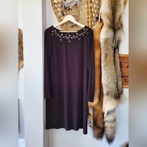 Vince Camuto jeweled LBD